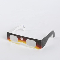 Lunettes d'éclipse solaire approuvées CE DoC AAS 2026/2027 certifiées ISO