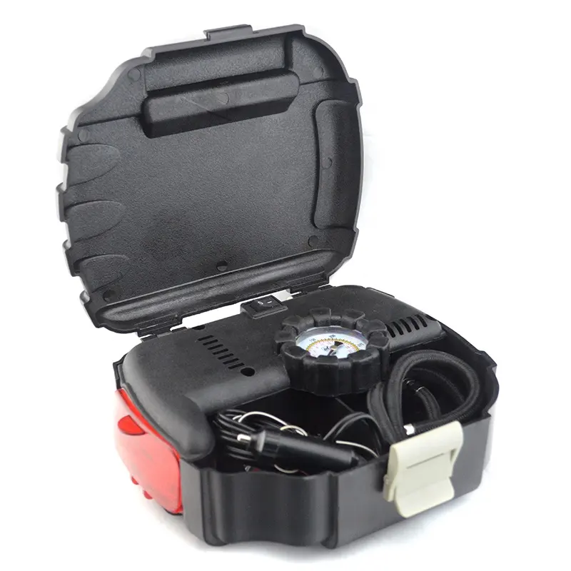 12V DC 휴대용 자동 부풀리는 장치 공기 압축기, 차, 자전거를 위한 디지털 표시 장치 압력 계기를 가진 차 타이어 펌프