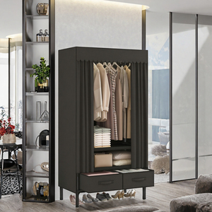 Armoire métallique autoportante verrouillable au design moderne, grande capacité - Meuble de rangement multicouche pour la maison, idéal pour organiser et transporter des articles. - Product Image 3