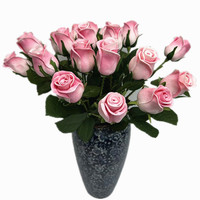 Roses artificielles réalistes en PU pour mariage, centre de table, arrangement floral, décoration, vente en gros directe d'usine
