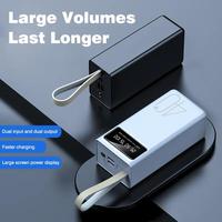 Quatre Ports de sortie Usb Module de batterie externe de grande capacité avec batterie externe d'affichage 40000 Mah
