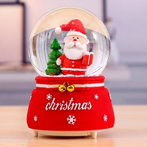 Globo de Nieve Navideño de Cristal Luminoso Personalizado para Decoración del Hogar - Product Image 4