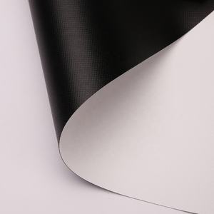 Tissu d'écran de projecteur de tissu d'écran de projection tissé de 0.38MM pour l'écran de projecteur debout de plancher - Product Image 5