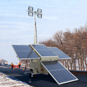 <span class=keywords><strong>Vente</strong></span> directe d'usine, éclairage solaire LED mobile blanc pour jardin, secours d'urgence, chantier de construction - Product Image 6