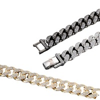 Bracelet à mailles en acier inoxydable pour hommes et femmes