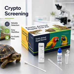 Kit <span class=keywords><strong>de</strong></span> Prueba Rápida Veterinaria para Detección <span class=keywords><strong>de</strong></span> Enfermedades en Aves y Reptiles, Sin Pedido Mínimo, Muestra Gratuita, Prueba para CPS, PBFDV, NDV, Tricho y Crypto en <span class=keywords><strong>Animales</strong></span> Exóticos - Product Image 5