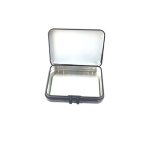 Factory Hot Sales Advanced Square Chewing Gum Metal Tin <b>Box</b> Candy Chocolate Gift Children'S Safety <b>Lock</b> Switch Tin <b>Box</b> - Product Image 2