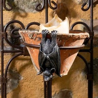 Pendentif chauve-souris, démon de nuit, statue de chauve-souris vampire, cadeau d'Halloween, décorations, artisanat en résine