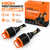 Ampoule de phare LED H15 100W 12000LM GT7 LED Canbus Focos Led H15 Phare de voiture Plug and Play Phares LED pour Toyota Corolla