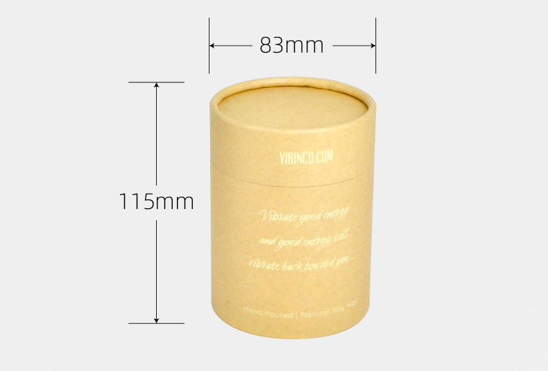 ODM Cosmetic Paper Tube Packaging Tłoczenie na gorąco Matowe lakierowanie 1