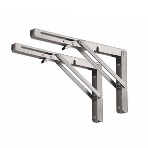Banc de travail mural en acier au carbone pliable avec support <span class=keywords><strong>Billy</strong></span> Fold, finition noire, certifié CE - Product Image 2