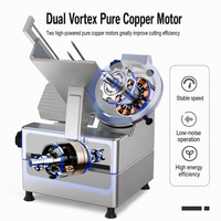 Machine à trancher automatique pour rouleaux de bœuf et de mouton, pour viande congelée, machine multifonctionnelle pour trancher et hacher la viande fraîche
