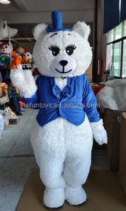 Efun Pedido Mínimo 1 Pieza Disfraz de Mascota de Oso de Peluche Lindo Personalizado para Adulto Disfraz de Mascota de Pareja de Osos de Dibujos Animados para Fiesta - Product Image 2