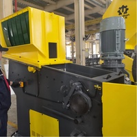 Déchiqueteur de plastique robuste à un seul arbre, moteur haute performance, machine de recyclage pour plastiques durs, palettes, bouteilles PET