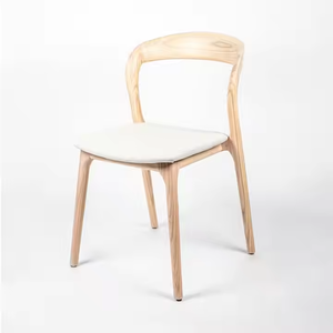 JP Orangefurn Silla de madera <span class=keywords><strong>popular</strong></span> hecha en China Tela de silla de comedor moderna blanca de lino gris barata - Product Image 6