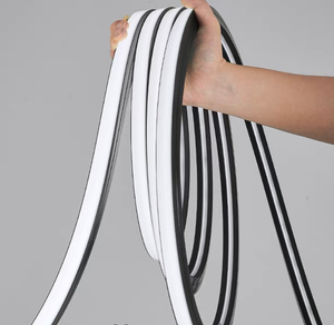 Nouveau tube LED en silicone étanche IP65, lumière néon noire, 10x10mm, 12*12MM, 10*15mm, 20*30mm, pour éclairage paysager, pour bande lumineuse de 8mm - Product Image 1