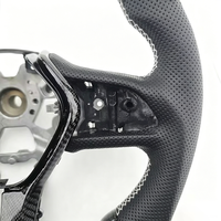 Volant sport en fibre de carbone véritable, très demandé, pour Infiniti Q50, mise à niveau Plug-and-Play, volant de voiture modifié