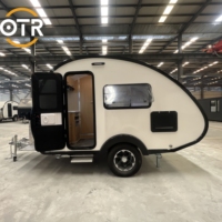 OTR Teardrop Camper Trailer Luxury Rv Off Road Trailewrs Mini 2 People Of Australian 4x4 Trailers À Vendre Avec Salle De Bains
