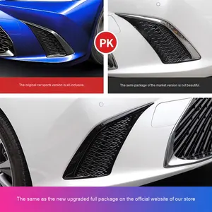 Rejilla deportiva delantera para 18-23 para Lexus ES200 ES300H ES250, salida de aire lateral, parachoques delantero y trasero, accesorio para coche - Product Image 3