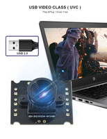 Module de caméra USB HBVCAM 1MP 42 degrés, module de caméra pour équipement industriel