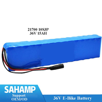 OEM ODM 36V 4400mAh 5200mAh 10S2P 18650 Paket Baterai Lithium Isi Ulang untuk Skuter Listrik dengan BMS