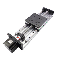 Módulo de movimiento lineal de doble deslizamiento con husillo de bolas H150BD, actuador lineal eléctrico de 21V 24V, 500mm 1000mm 4000mm, controlador de motor