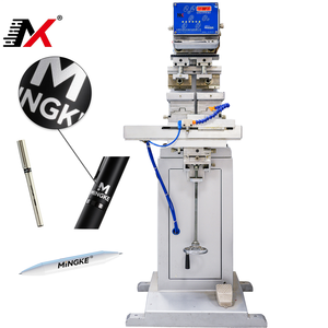 MK personalizado plástico Metal fuente pluma Gel pluma resaltador doble Color semiautomático Pad máquina de impresión - Product Image 1