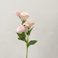 Bunga Buatan Tanaman Eustoma Dekorasi Ruangan Jendela Balkon Ruang Tamu Alat Peraga Foto Pernikahan Bunga Grosir Hadiah Festival
