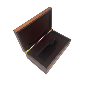 Caja de madera para almacenamiento de vino rectangular de 105 mm de alto y 9 mm de grosor con logo personalizado para regalo o uso artesanal. - Product Image 2