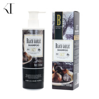 Nouvelle arrivée IKT 500ML shampooing anti-pelliculaire à l'ail noir empêche la perte de cheveux et stimule la croissance ensemble de soins capillaires