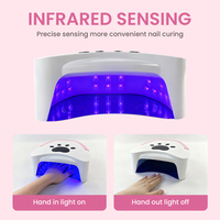 Sèche-ongles UV LED intelligent OEM H46 Performance avec fonction mémoire, pour tous les gels à ongles, capacité de la batterie 4500 mAh, rechargeable