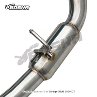 Tuyaux d'échappement à haut débit BOSKA Valvetronic pour Dodge RAM 1500 DT V8 5.7L 2015-2023, silencieux arrière en acier inoxydable 304, 1,5 mm