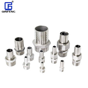 Raccords hydrauliques pour tuyaux 304/316, raccord mâle 60 poids, raccord en acier inoxydable pour connexion - Product Image 1