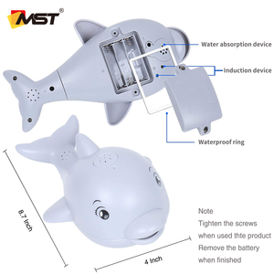 MST yüzen yunus Model müzik banyo oyuncakları farklı lamba elektrikli indüksiyon banyo oyuncakları çocuklar için - Product Image 5