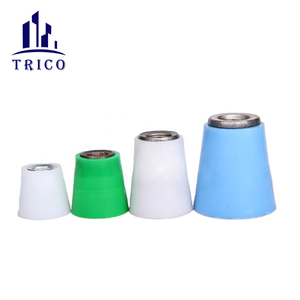 Plastik D Konili Beton Kalıp Bağları, İç Ünite Düz Nervürlü Pul ile D Kalıp Bağları - Product Image 4