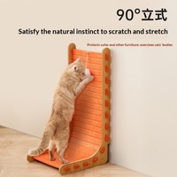 Lit pour chat en forme de L intégré avec griffoir, résistant aux griffures, anti-déchirure, extra large, résistant à l'usure, griffoir de Noël pour chat
