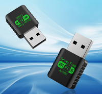 AX900 WIFI6 adaptor Dual Band 2.4G & 5Ghz BT5.4 penerima Dongle USB nirkabel Driver gratis 900Mbps Wifi untuk Win 10/11