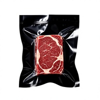 Sacs sous vide noirs en PA/PE avec gaufrage pour l'emballage de sushis, produits surgelés et réfrigérés, viandes et autres produits frais