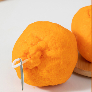 Wholesale Modern Orange Aromatherapy <strong>Candles</strong> Artificial Scented <strong>Citrus</strong> Fruit Shaped <strong>Candle</strong> Soy Wax Colorful Cups Christmas Gifts - Product Image 3