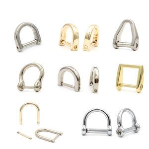 25毫米青铜电镀升沉锌合金金属扣扁平方形金属丁字环皮包配件 - Product Image 6