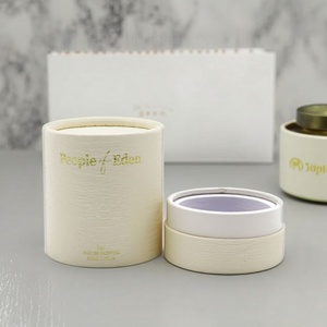 บรรจุภัณฑ์ของขวัญน้ำหอมทรงกระบอกทำจากกระดาษคราฟท์รักษ์โลก บรรจุภัณฑ์น้ำหอมแบบหลอดกระดาษทรงกลมที่สามารถปรับแต่งได้ - Product Image 1