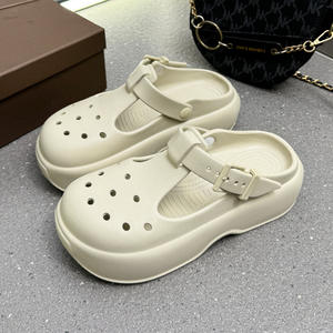 Sandalias de Playa para Mujer, Punta Cerrada, Verano, Parte Superior de EVA, Entresuela de PVC, Suela Antideslizante, Resistentes al Desgaste, Uso Interior/Exterior - Product Image 5