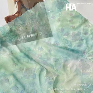 Tela de Chifón Verde Menta con Estampado Digital, 75gsm, Proceso de Transferencia de Calor para Camisas, Vestidos y Adornos de Moda - Product Image 3