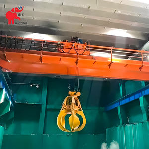 Grúa aérea de doble viga QZ de alta calidad, 10 toneladas, 20 toneladas, 30 toneladas, 50 toneladas, para levantar chatarra - Product Image 3