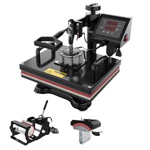 Machine de transfert thermique multifonctionnelle 5 en 1 pour impression sur tasses, vêtements et casquettes, idéale pour les commerces de rue - Product Image 1