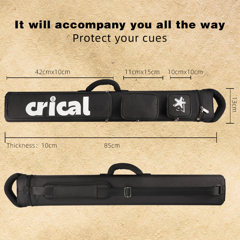 CRICAL ビリヤードキューケース 6ホール 2バット 4シャフト用 