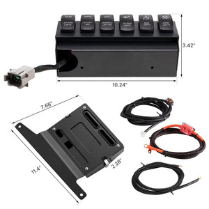 JL 6 Switch Panel Kit 12V Relay System For <b>Car</b> <b>Interior</b> Lighting Control - Product Image 3