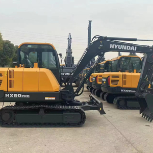 รถตักตีนตะขาบ5Ton รถฮุนได HX60มือสองพร้อมเครื่องยนต์มิตซูบิชิและส่วนประกอบกระปุกเกียร์หลักที่มี SK130 SK75 - Product Image 1