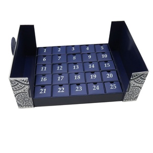 Caja de Regalo de Papel para Empaque de Chocolate de Navidad, Calendario de Adviento de 25 Días, Caja Vacía para Rellenar - Product Image 1