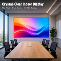 Écran LED couleur intérieur P2.5 à pas fin, direct usine, mur vidéo pour publicité de détail, vitrine de magasin, 4K UHD, 450 cd, 3840 Hz, 1